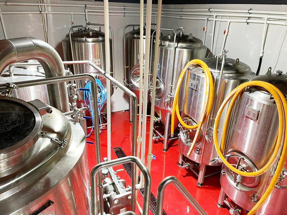 <b>Tiantai microbrewery system 7bbl brewhouse</b>